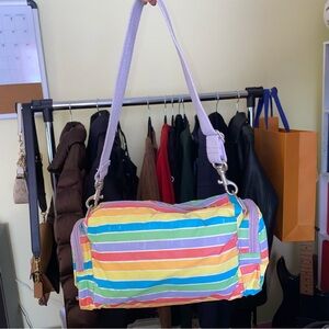 Colorful Striped Women's Bag